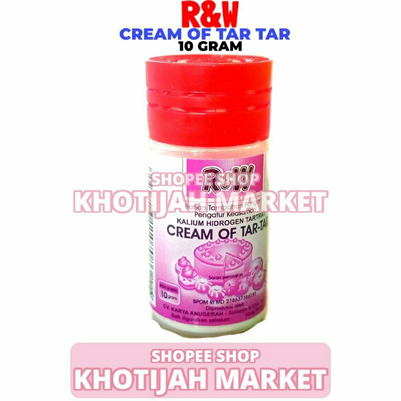 

Cream Of Tar Tar Rajawali 10 Gram