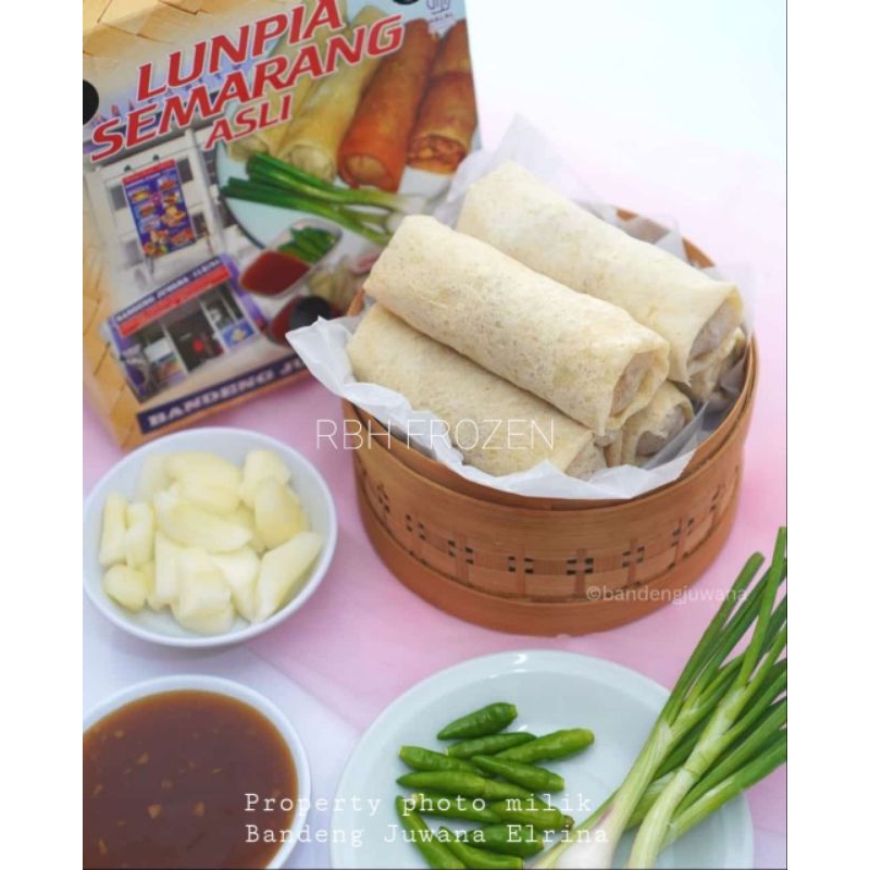 Lumpia Bandeng Juwana Elrina Lumpia / Lunpia Semarang Vakum Frozen Isi 5