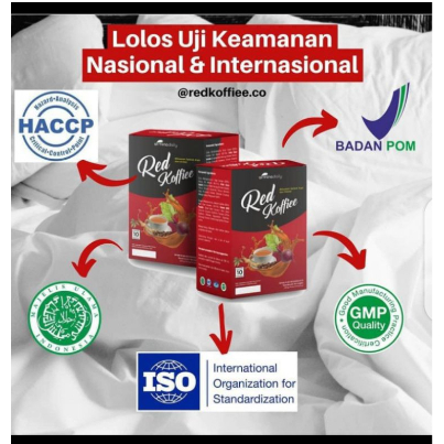 

Kopi Merah Original Red Koffiee Herbal 1 box isi 10 sachet