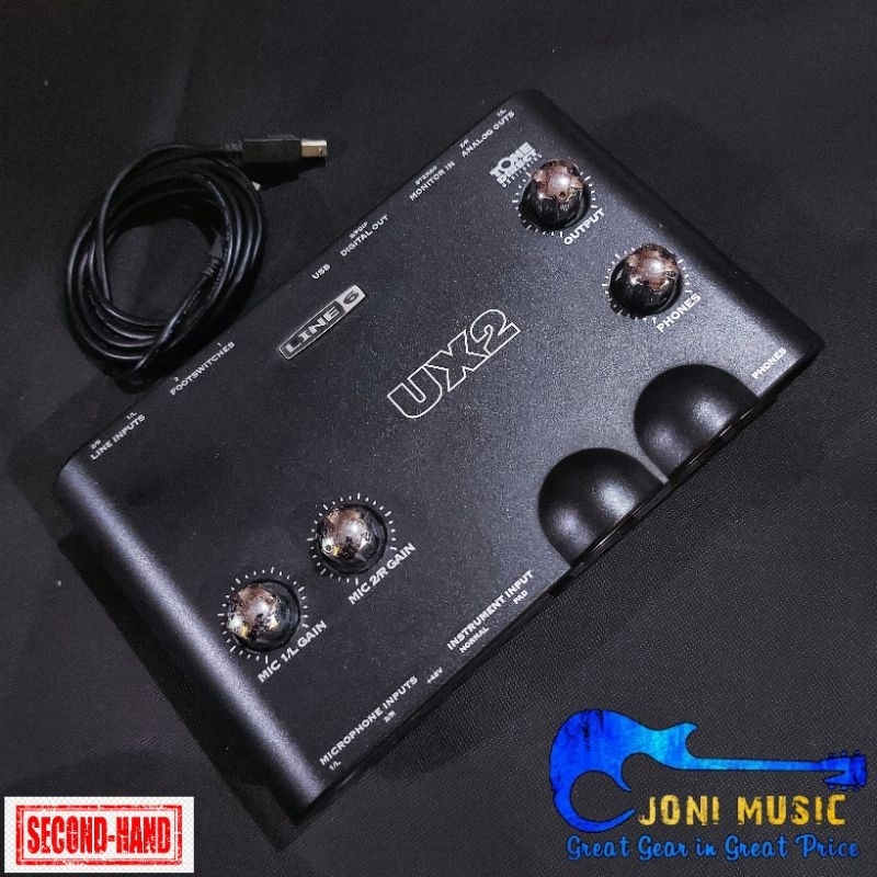 Soundcard Sound card Line 6 UX2 Line6 UX 2 UX-2 Original