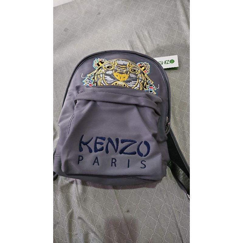Kenzo Backpack Grey Original Authentic