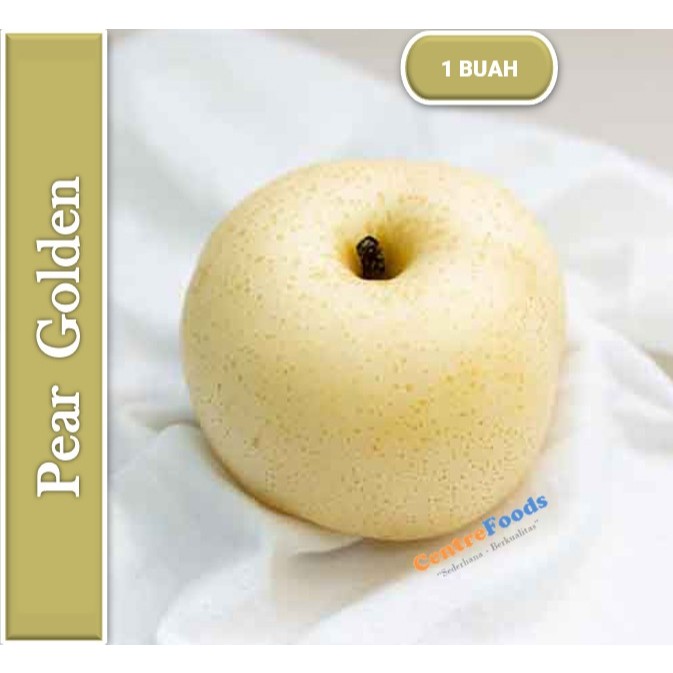 

Buah Pir Pear Golden - Import Pear Fresh | 1 Buah [ Harga Per PCS ]