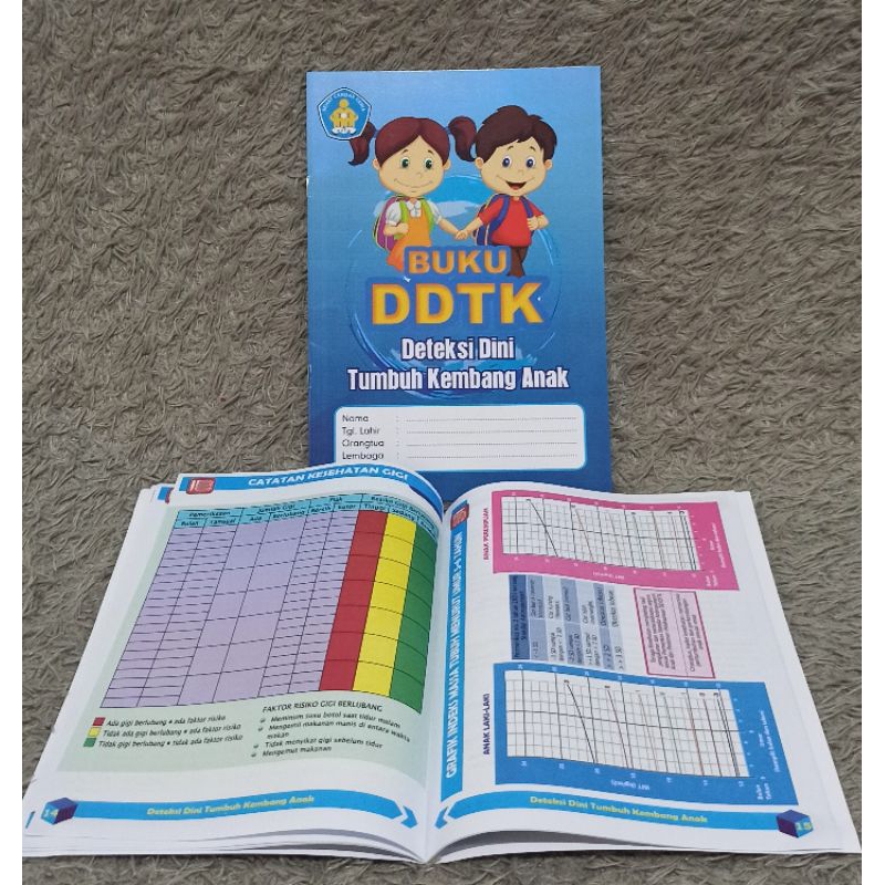 Buku DDTK - Deteksi Dini Tumbuh Kembang Anak TK, PAUD, KB,  RA, TPA, SPS