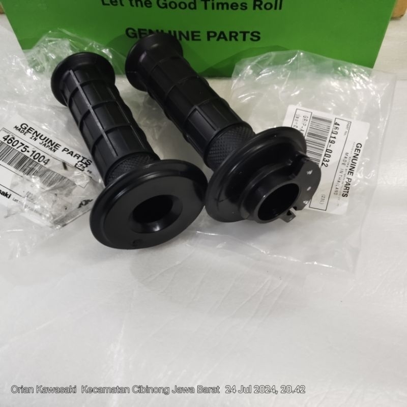Handgrip kawasaki ksr atau karet stang kawasaki ksr original