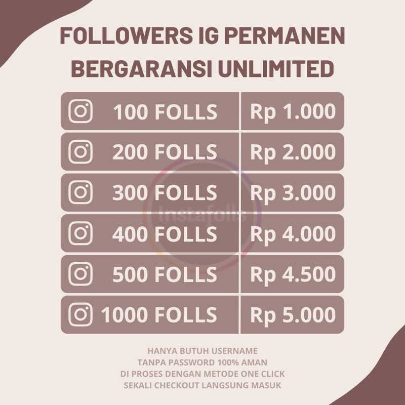 Followers Permanen Real Fast Proses Bergaransi Unlimited Bisa Di Test Dulu Followes Folowers Folower