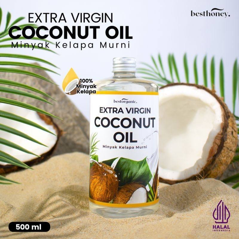 

{Free Sendok Kayu} - Extra Virgin Coconut Oil - VCO - Minyak Kelapa Murni 100% - Original 250&500 Ml