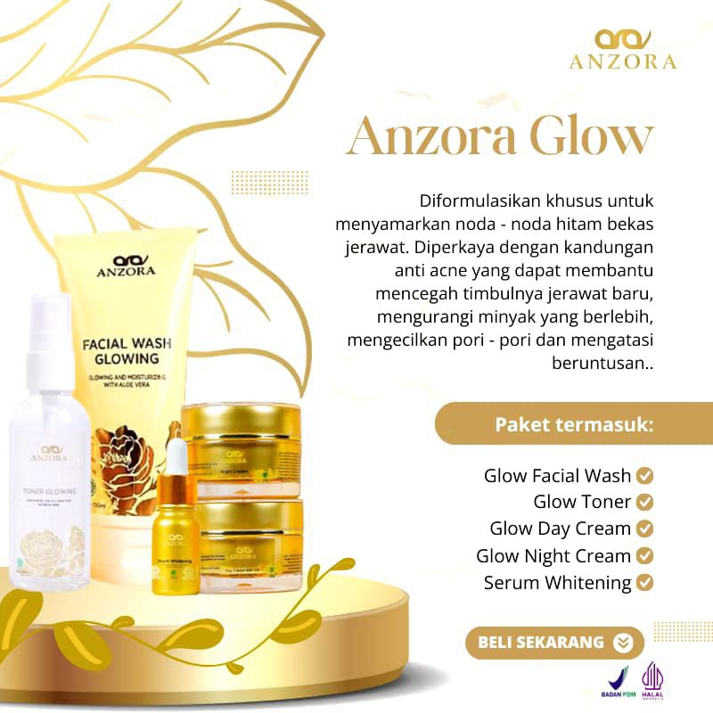 Anzora/anzora skincare/skincare Anzora/paket wajah anzora /anzora glow/anzora acne