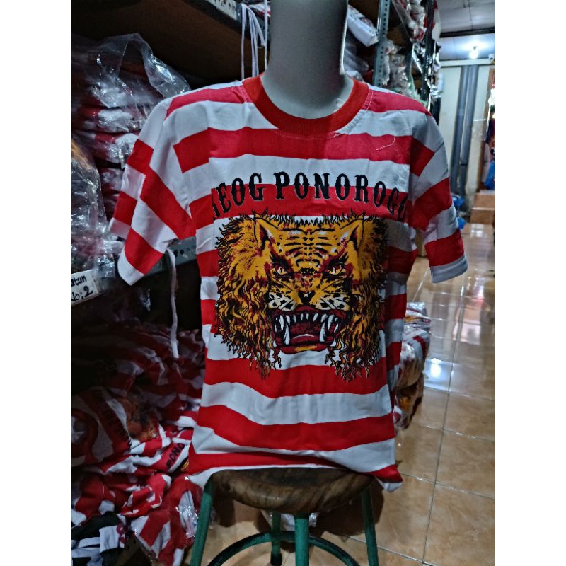 KAOS REOG / KAOS REOG PONOROGO LOREK MERAH PUTIH / KAOS MURAH / KAOS WAROK