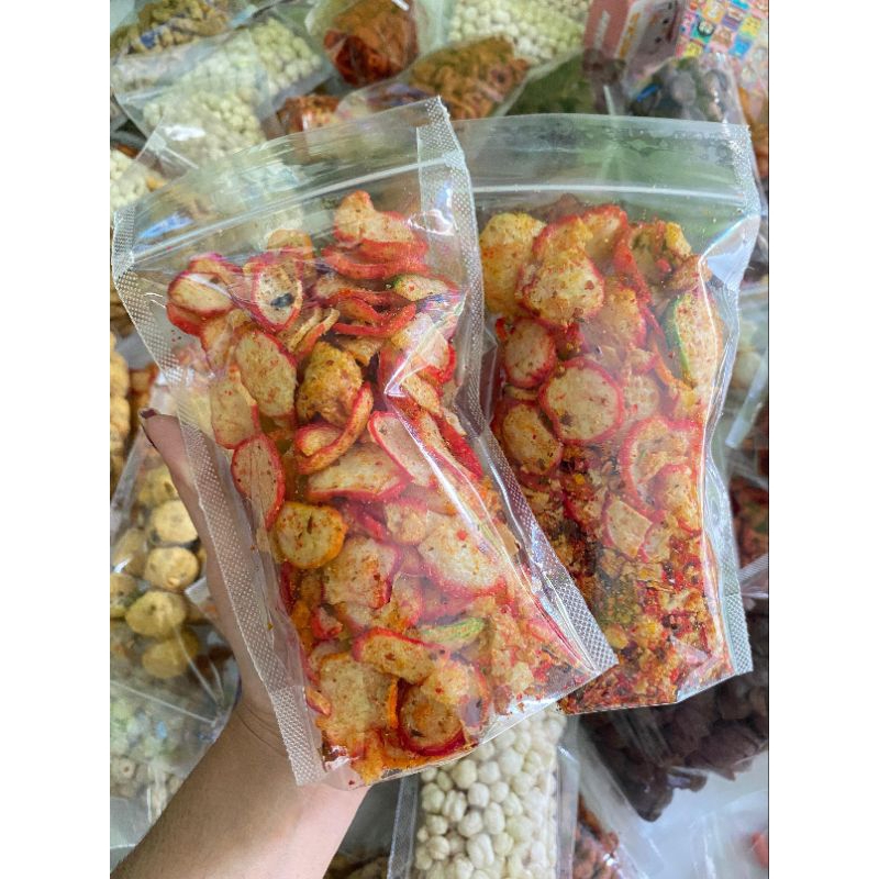 

READY Krupuk Seblak Pedas Daun Jeruk