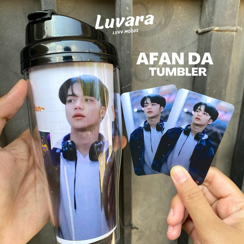 Tumbler Black Afan DA 460ml bonus Photocards Afan full image HD