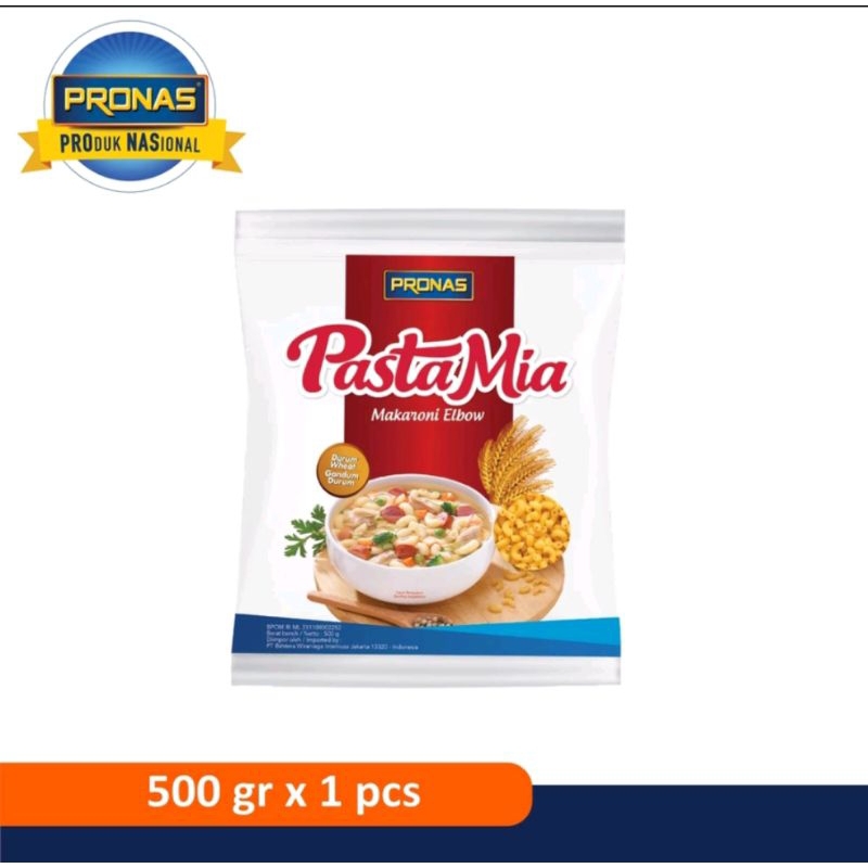 

Pronas Pasta Mia Makroni Elbow 500gr