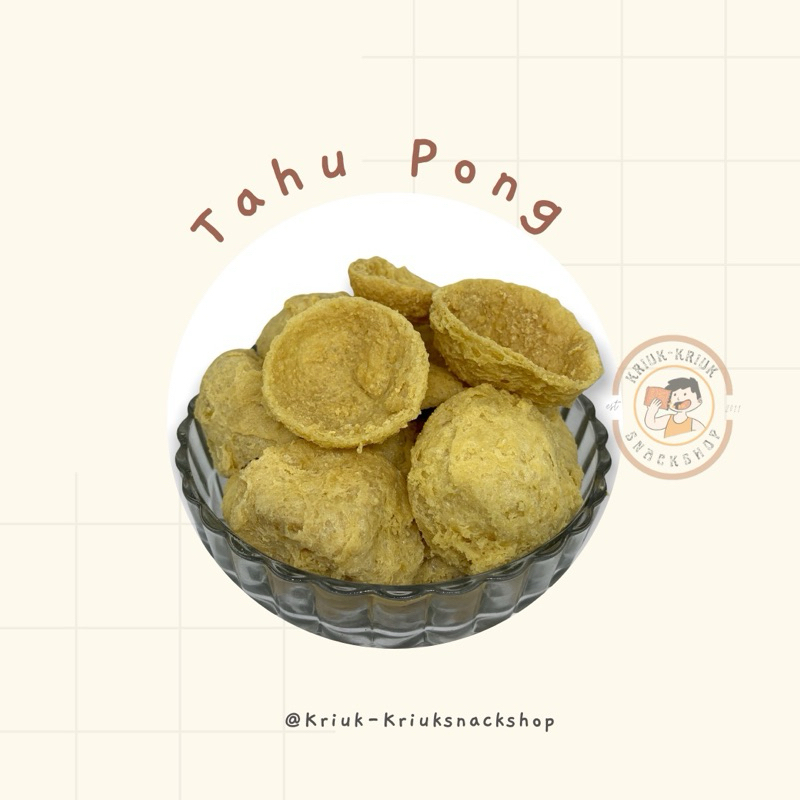 

TAHU PONG//KERIPIK TAHU WALIK//KERIPIK TAHU /KRIUK-KRIUKSNACKSHOP MALANG