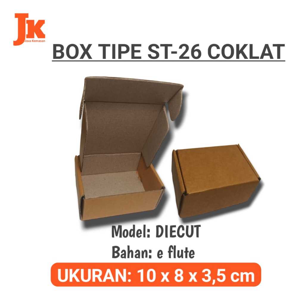 

KARDUS ST-26 KOTAK BOX KARTON CORRUGATED DIRECT COKLAT KECIL POLOS TEBAL PACKING PAKET ACSESORIS SOUVENIR