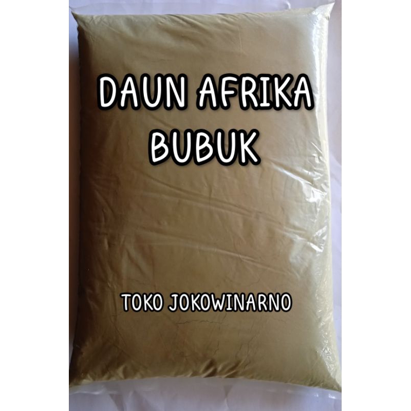 

DAUN AFRIKA BUBUK 100% Murni Original - Varian isi [ 1kg ][ 500gram][ 250gram ]