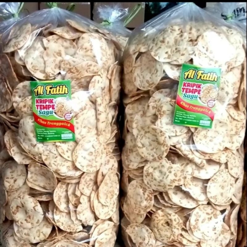 

(COD)kripik tempe gurih renyah 1 kg / jajanan/ keripik/snack