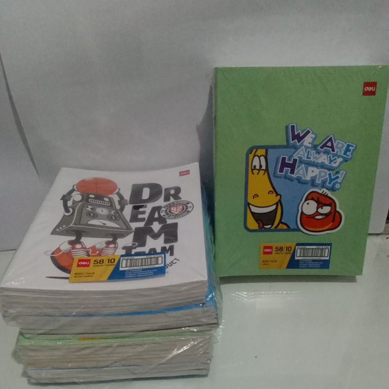 

Buku Tulis Merk Deli 58 Lembar