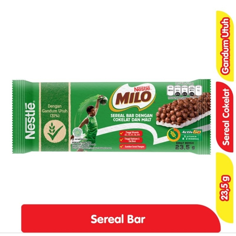 

Milo Sereal Bar Cokelat isi 23.5 gram