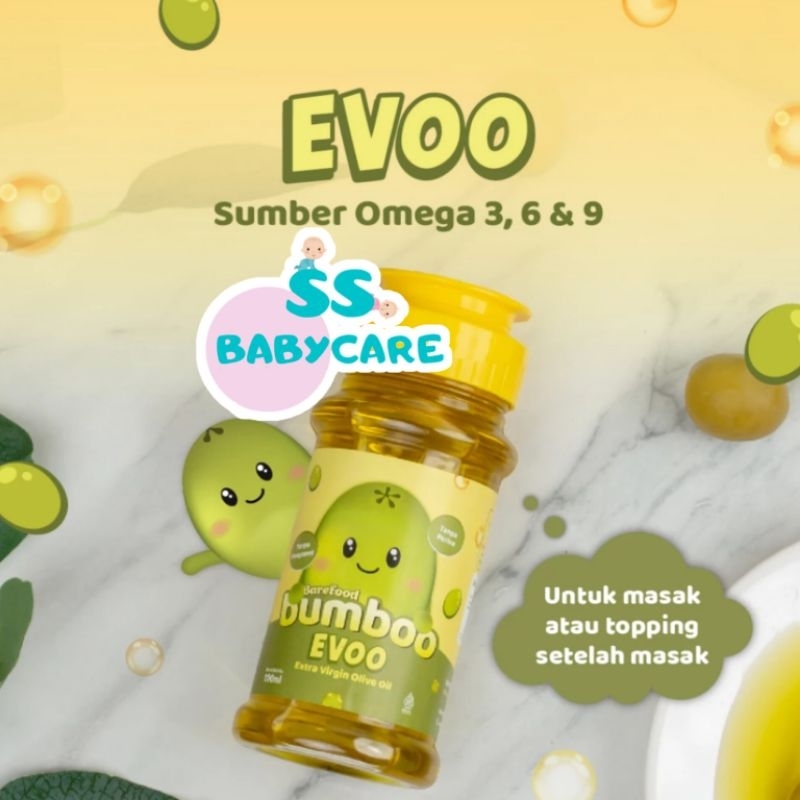 

BUMBOO EVOO (Extra Virgin Olive Oil) 100ml - Sumber Lemak & Omega BB Booster MPASI