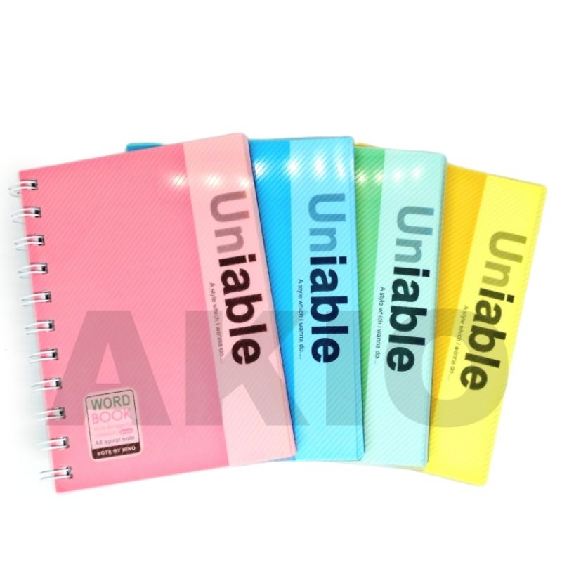 

Notebook Mini Aesthetic A6 Hardcover Spiral Karakter UNIABLE 80 Lb Murah Tebal Polos Lucu Buku Kecil Catatan Notes Diary Sekolah Kuliah Kampus Kantor WZ-28850-30