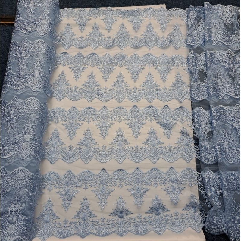 kain tile renda full bordir premium