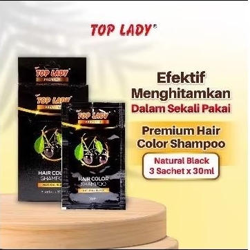 TOP LADY PREMIUM HAIR COLOR SHAMPOO