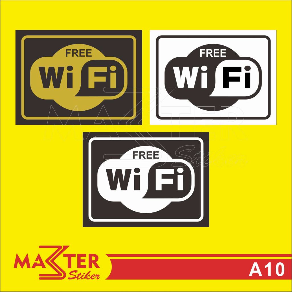 

A10 - Acrylic Sign, Stiker Akrilik Free WiFi, Tahan Air, Tidak Pudar, Termurah, dan Bisa Custom