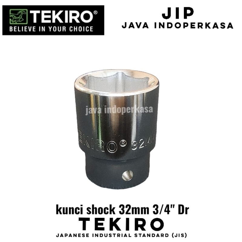 TEKIRO mata kunci shock 32 mm 3/4" Dr