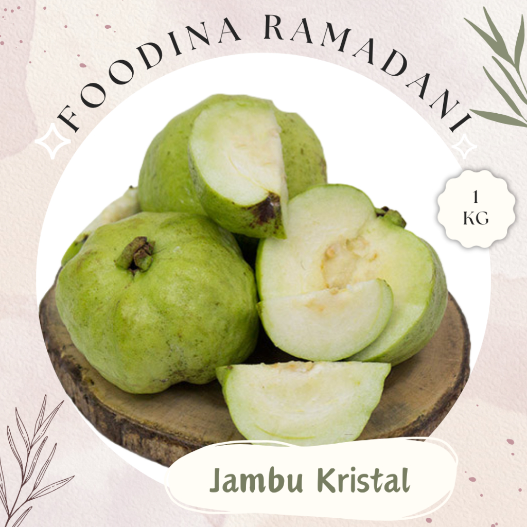 

JAMBU KRISTAL Tanpa Biji - Crystal Guava Fresh [ 1.000gr ] Harga Per KG