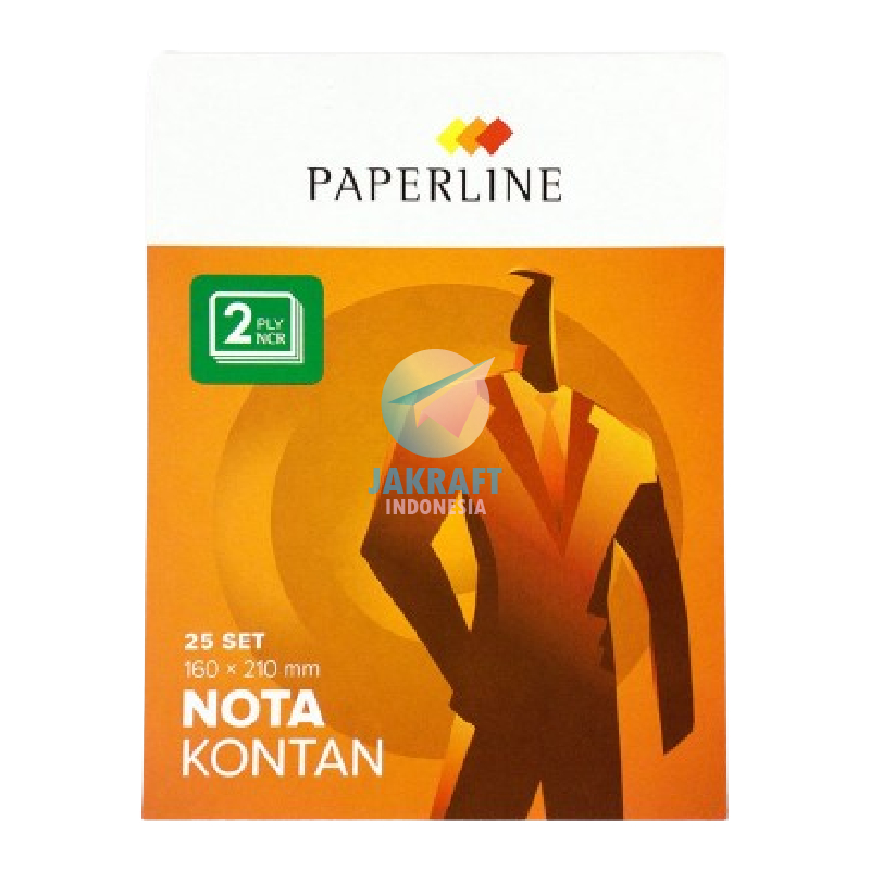 

(1 Pcs) Buku Nota Kontan PAPERLINE B2 Besar 2 Ply Carbonless NCR Murah Terbaik PPL-NK-B2-NCR-TK