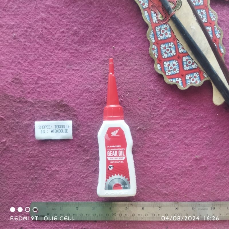 AHM OIL GARDAN MATIC ORIGINAL HONDA 120ML