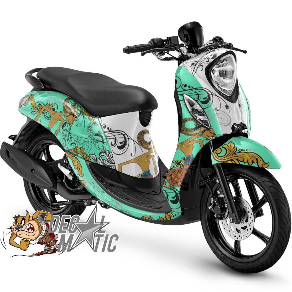 Decal Fino Full body + Stiker Dashboard Fino FI 125 Fino Premium  Fino Grande - Wayang
