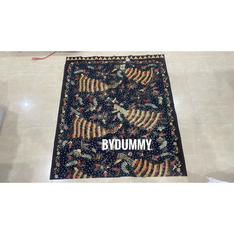 Kain Panjang Jarik batik pekalongan iskandartex warna hitam kombinasi kode 7549 halus panjang sewek 