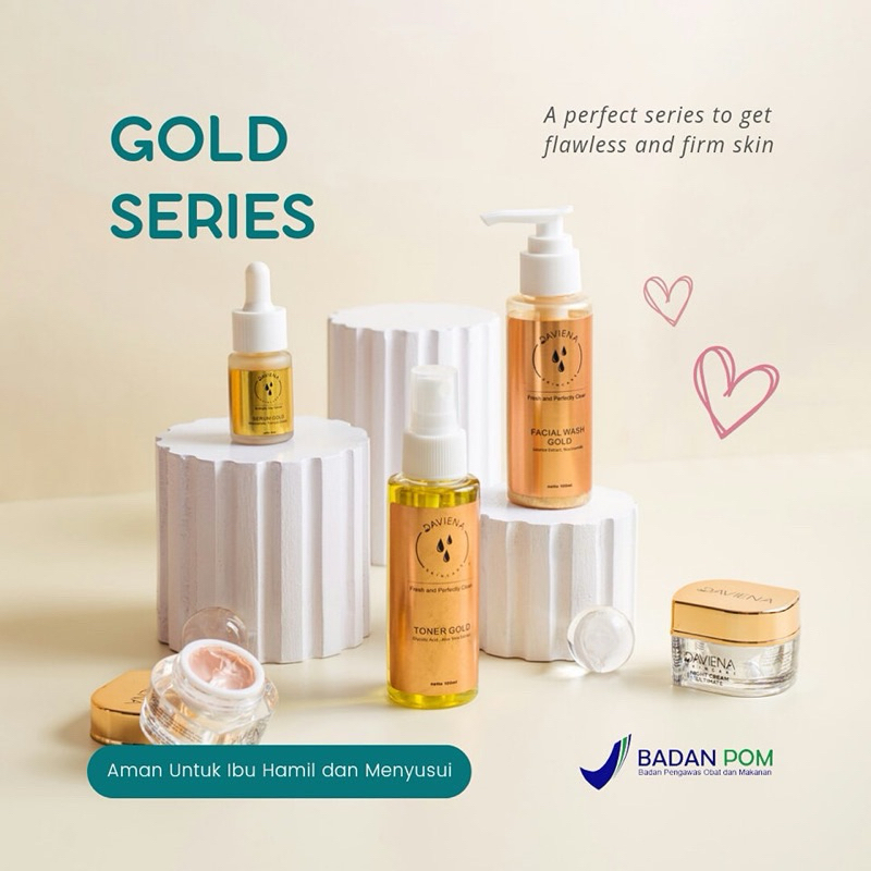 Daviena Skincare Gold Series Gold Davienaskincareofficial davina gold devina gold original Bpom