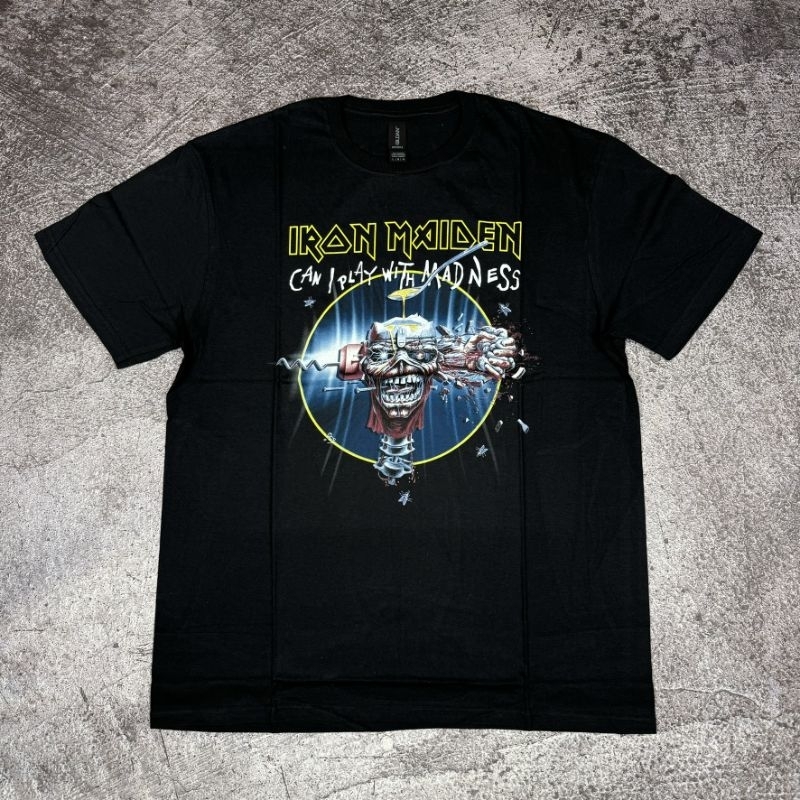KAOS BAND OFFICIAL IRON MAIDEN – CAN I PLAY WITH MADNESS ORIGINAL T-SHIRT