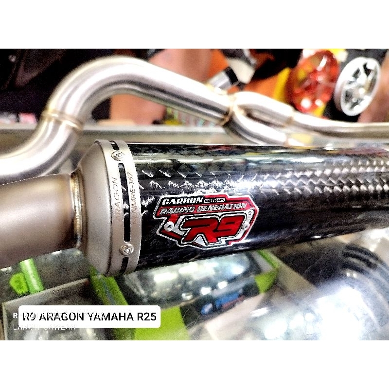 KNALPOT RACING R9 ARAGON ORIGINAL YAMAHA R25