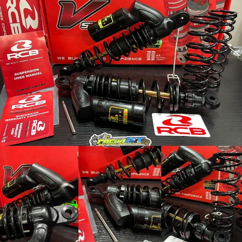 shock shocbeker rcb v black series 320mm premium RX king cb gl megapro