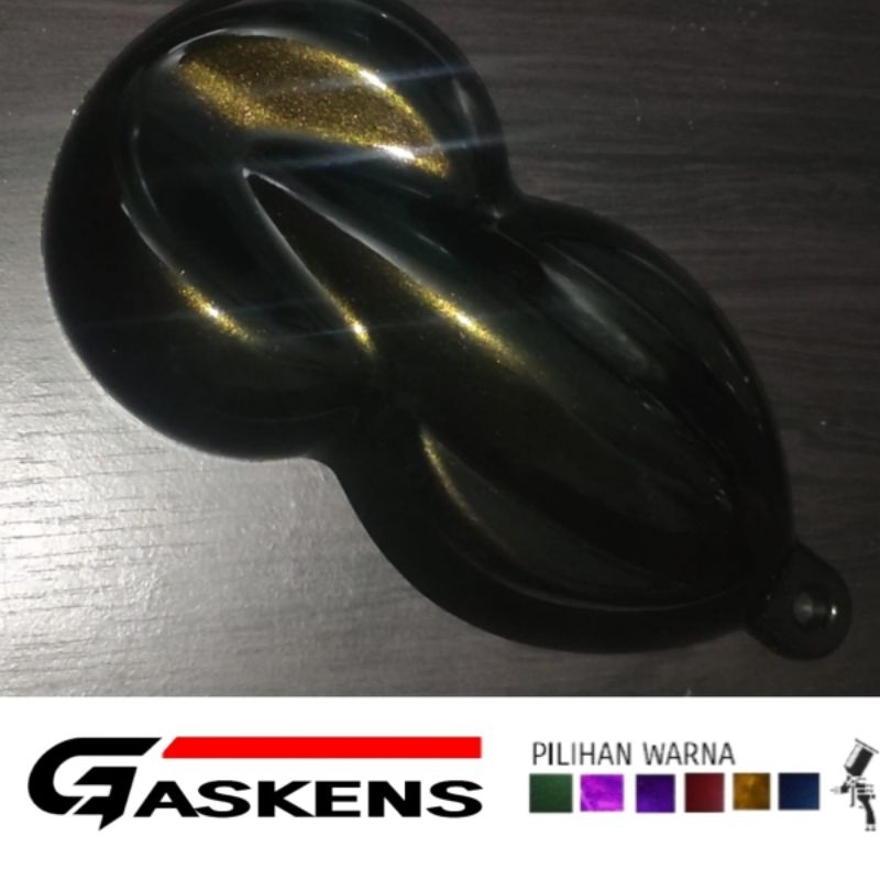 CAT PU MOONLIGHT GOLD 250ml | BLACK GOLD | DOMINAN WARNA HITAM EFEK GOLD | COCOK STNK HITAM | GASKEN