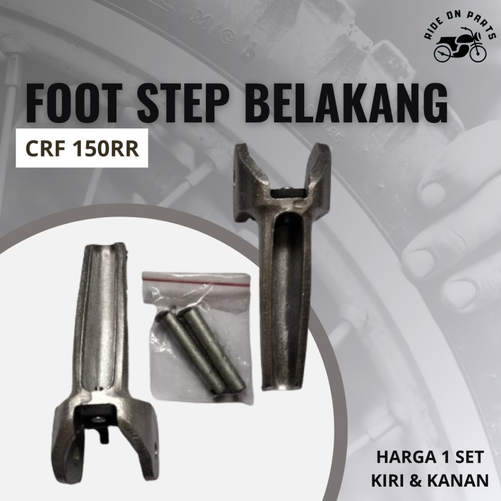 FOOTSTEP BELAKANG HONDA CRF 150 / PIJAKAN KAKI BELAKANG HONDA CRF 150