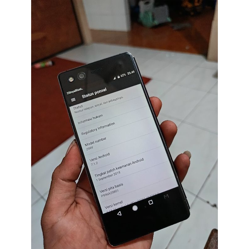 zte axon m dual screen 4/64gb sinyal 3 dan indosat
