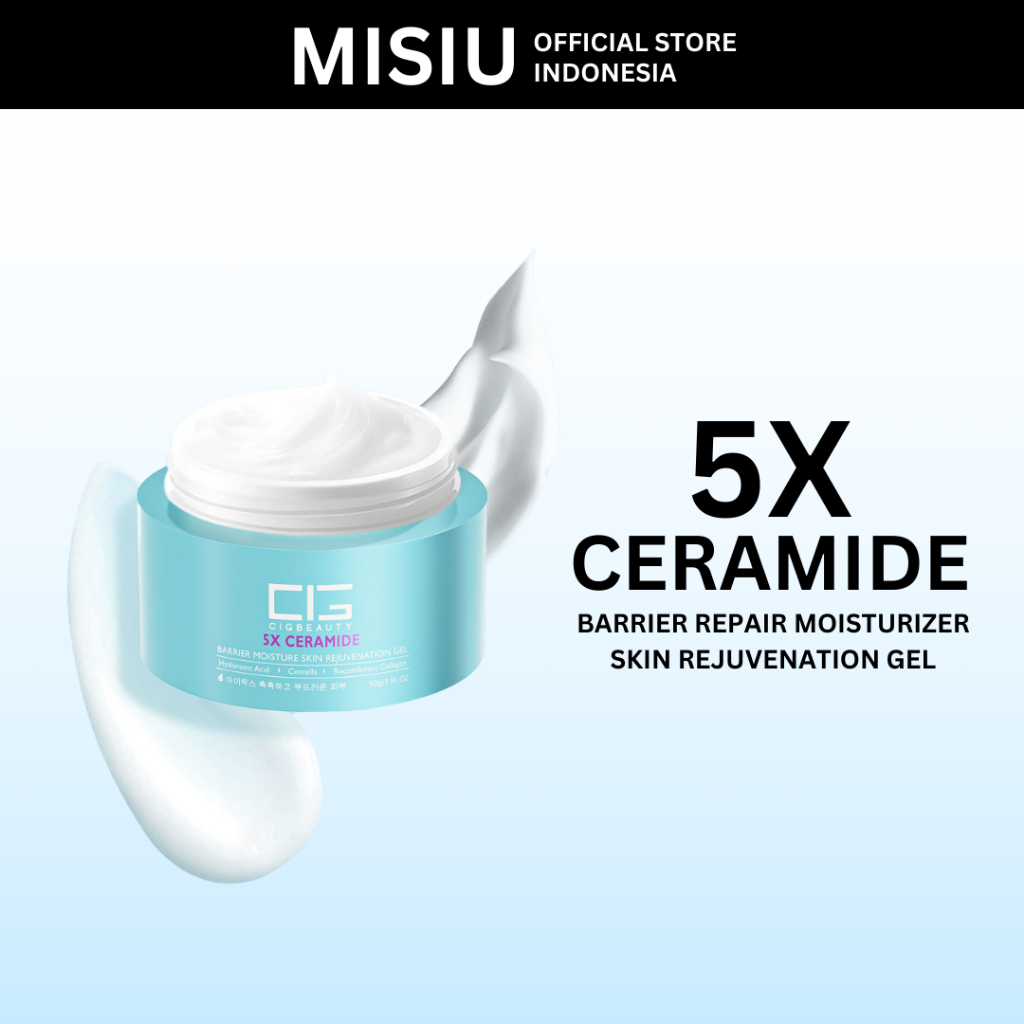 CIG BEAUTY 5X Ceramide Barrier Moisture Skin Rejuvenation Gel - 5X Pro-Xylane Ceramide 3IN1 Skin Moi