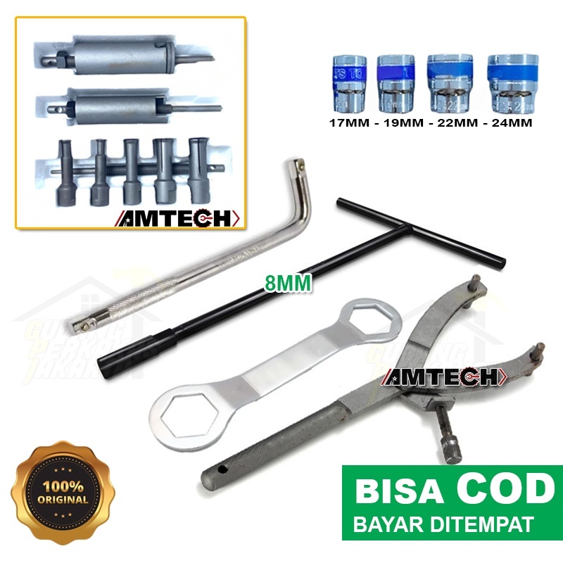 PAKET AMTECH  TERMURAH  SET CVT TERLENGKAP/TREKER CVT / PAKET CVT / KUNCI CVT / ALAT PASANG CVT