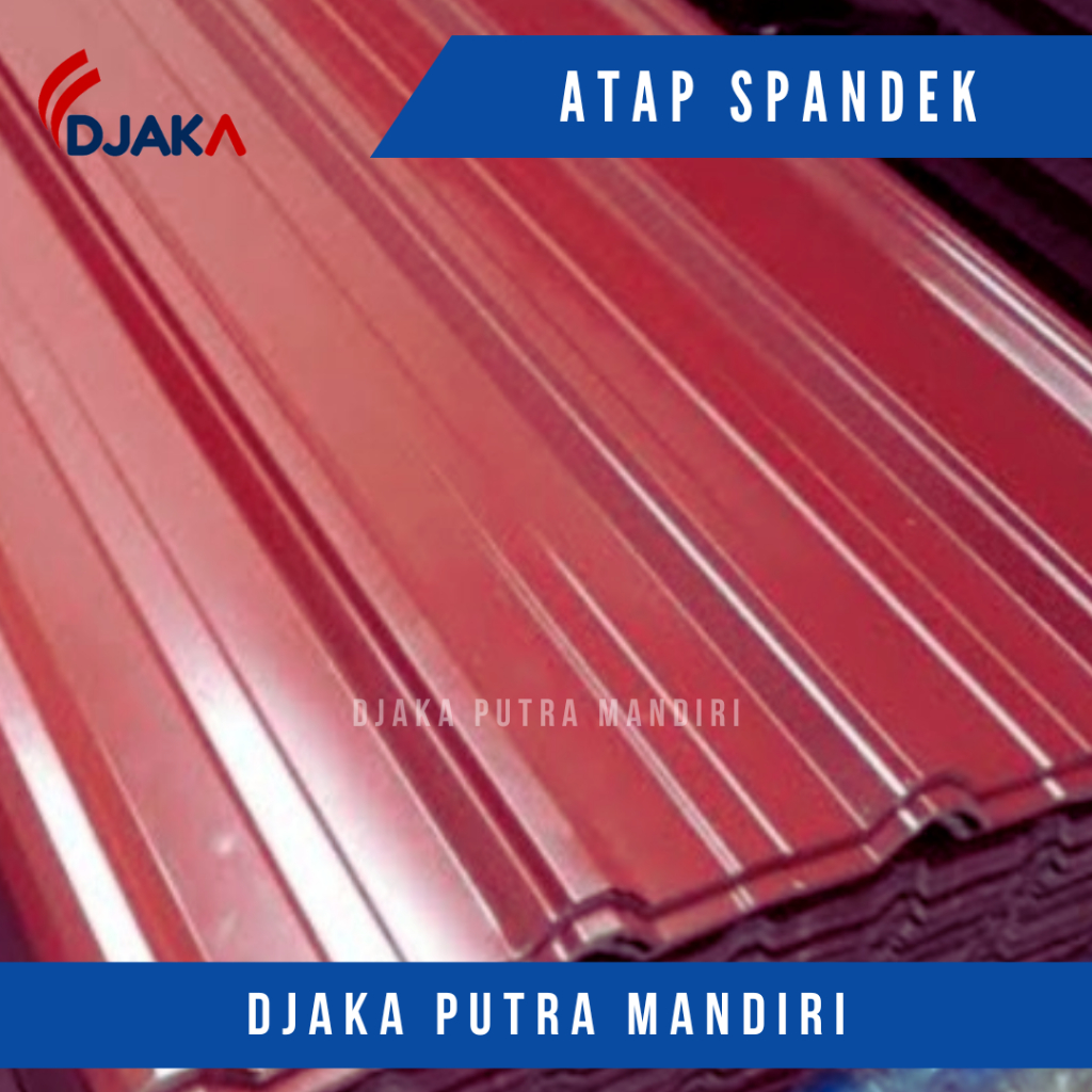 Atap spandek galvalum warna 0,30 - 5 gelombang