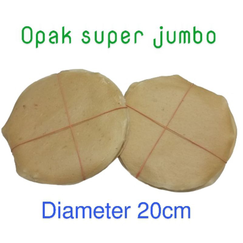 

Opak singkong mentah SUPER JUMBO isi 10pcs tinggal goreng