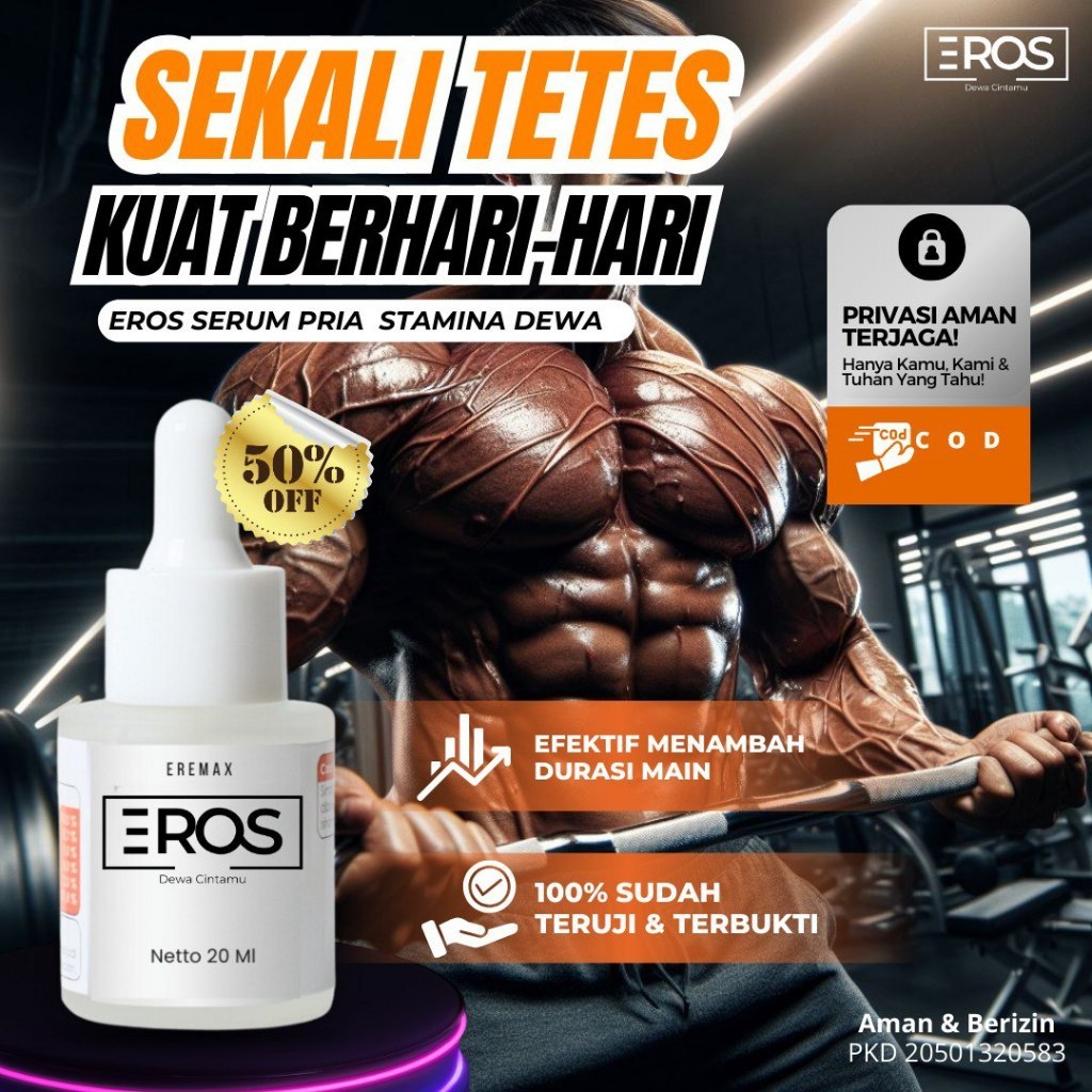(Dijamin Puas) Eros Tetes Dewa Kuat Herbal Stamina Pria