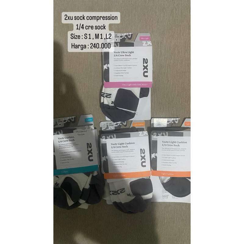 2xu sock compression unisex