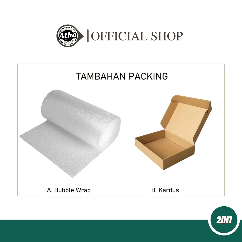 

Packing Tambahan Bubble Wrap & Dus