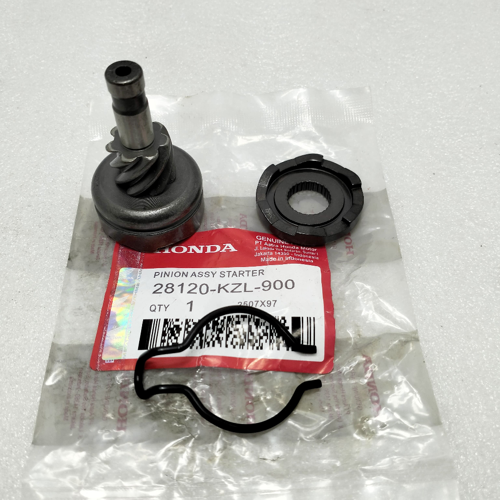 Pinion Kick Stater Honda BeAT FI Scoopy FI Spacy FI Original Gear Gigi Pinion KZL