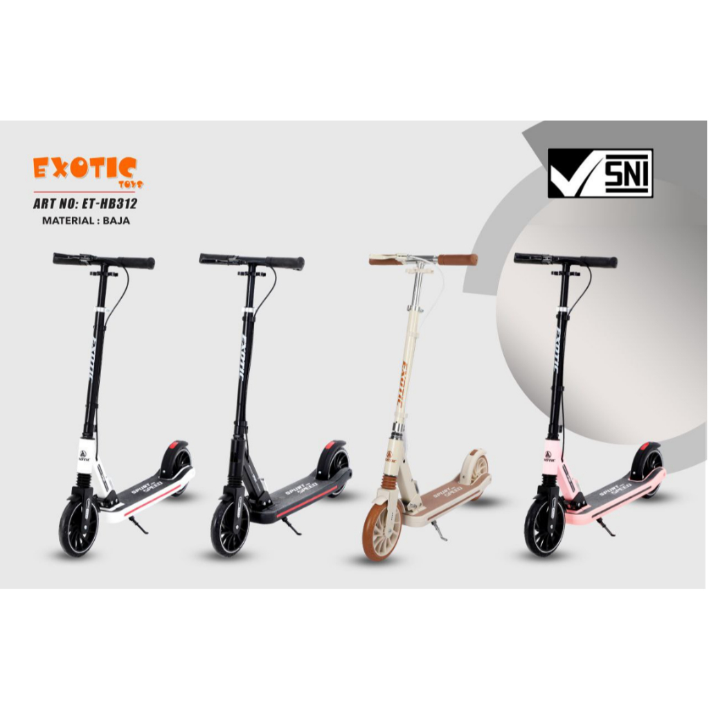 Scooter Dewasa roda 2 besar tikt0k murah otopet skuter exotic pacific hb 511 512 513 305 312