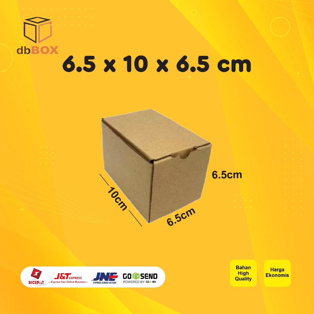 

Kardus 6.5x10x6.5 cm | Box Die Cut dan Easy Usage | Box Kue Tart