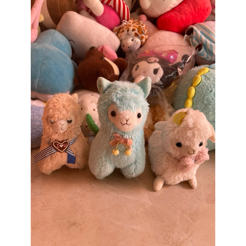 macam2 boneka alpaca amuse rainbow